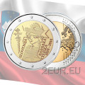 Slovenia 2 euro UNC 2014 - 600° anniversario dall'incoronazione di Barbara di Celje