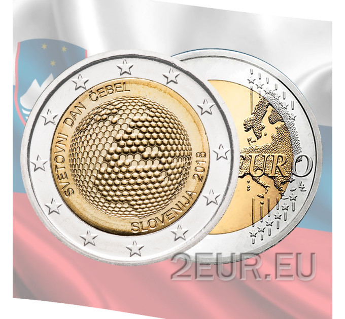 Slovenia 2 euro UNC 2018 - Giornata Mondiale delle Api