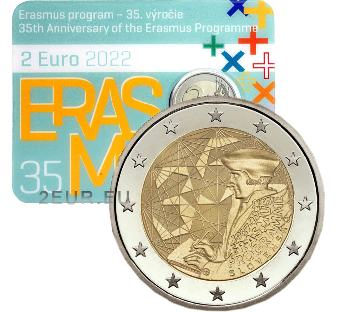 Slovacchia 2 euro BU 2022 - 35 anni di Erasmus