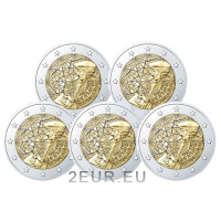 Germania 2 euro UNC 2022 - 35 anni dell'Erasmus - ADFGJ