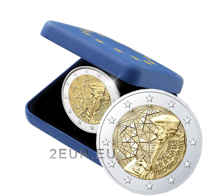 Belgio 2 euro proof 2022 - 35 anni dell'Erasmus 