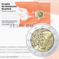 Portogallo 2 euro proof 2022 - 35 anni dell'Erasmus 
