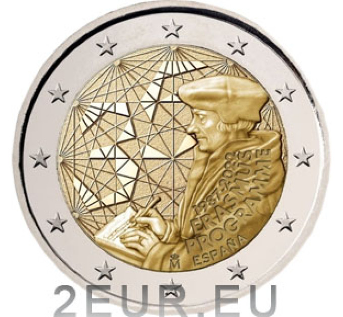 Spagna 2 euro UNC 2022 - 35 anni dell'Erasmus