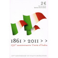 Italia 2 euro Coincard 2011 - 150° Anniversario dell'Unità d'Italia