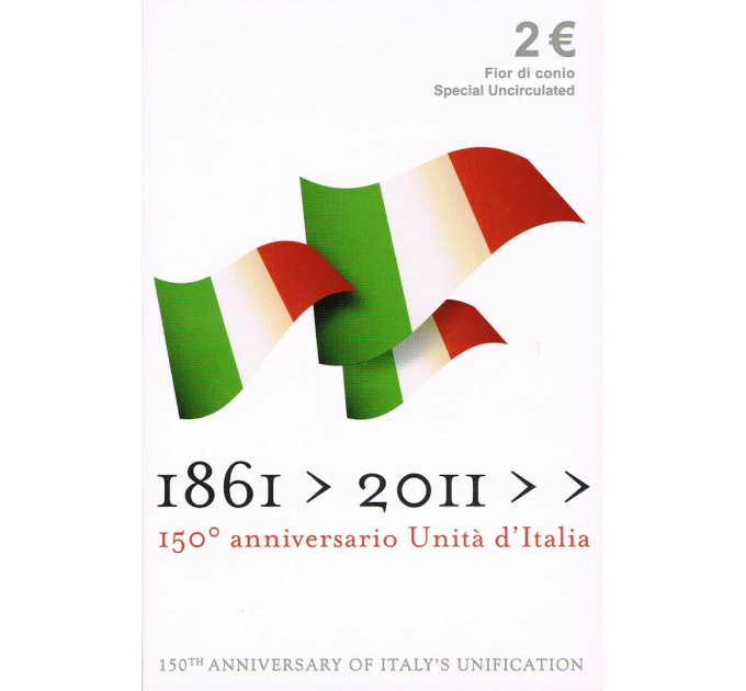 Italia 2 euro Coincard 2011 - 150° Anniversario dell'Unità d'Italia