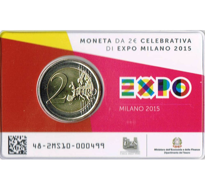 Italia 2 euro BU 2015 - Expo Milano