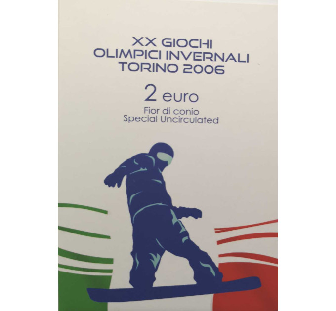 Italia 2 euro BU 2006 - Giochi Olimpici Invernali di Torino