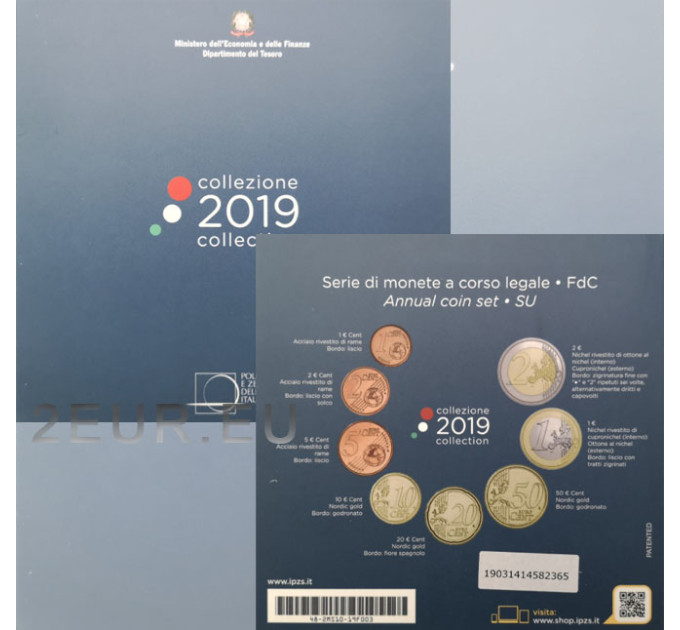 Italia Set Euro FDC 2019