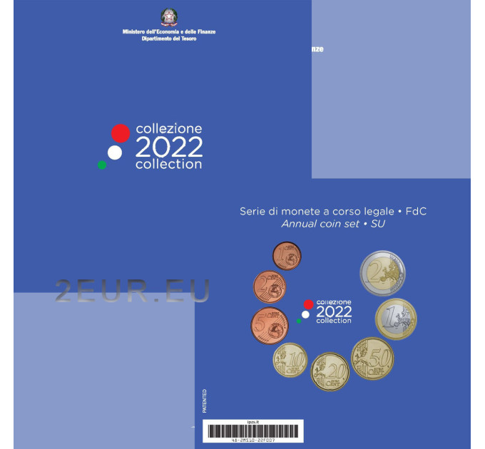 Italia Set Euro FDC 2022