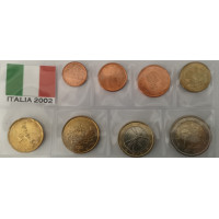 Italia euro set UNC 2002