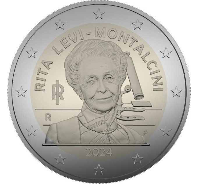 Italia 2 euro UNC 2024 - Rita Levi-Montalcini